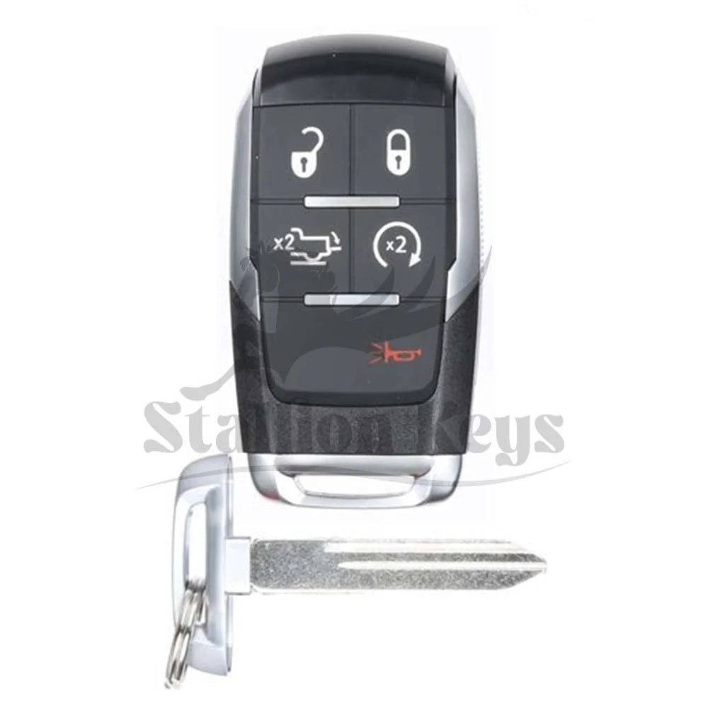 2019-2024 Ram 1500 Pickup / 5-Button Smart Key / PN: 68291691AD / OHT-4882056 / AFTERMARKET 2019-2024 Ram 1500 Pickup / 5-Button Smart Key / PN: 68291691AD / OHT-4882056 / AFTERMARKET